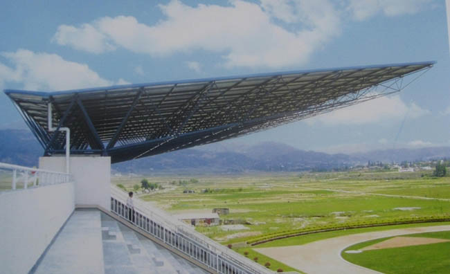 灌南体育场看台网架工程